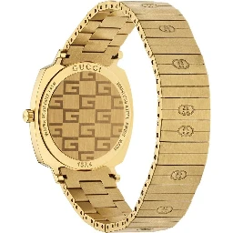 Gold Stainless Steel Dress Watch