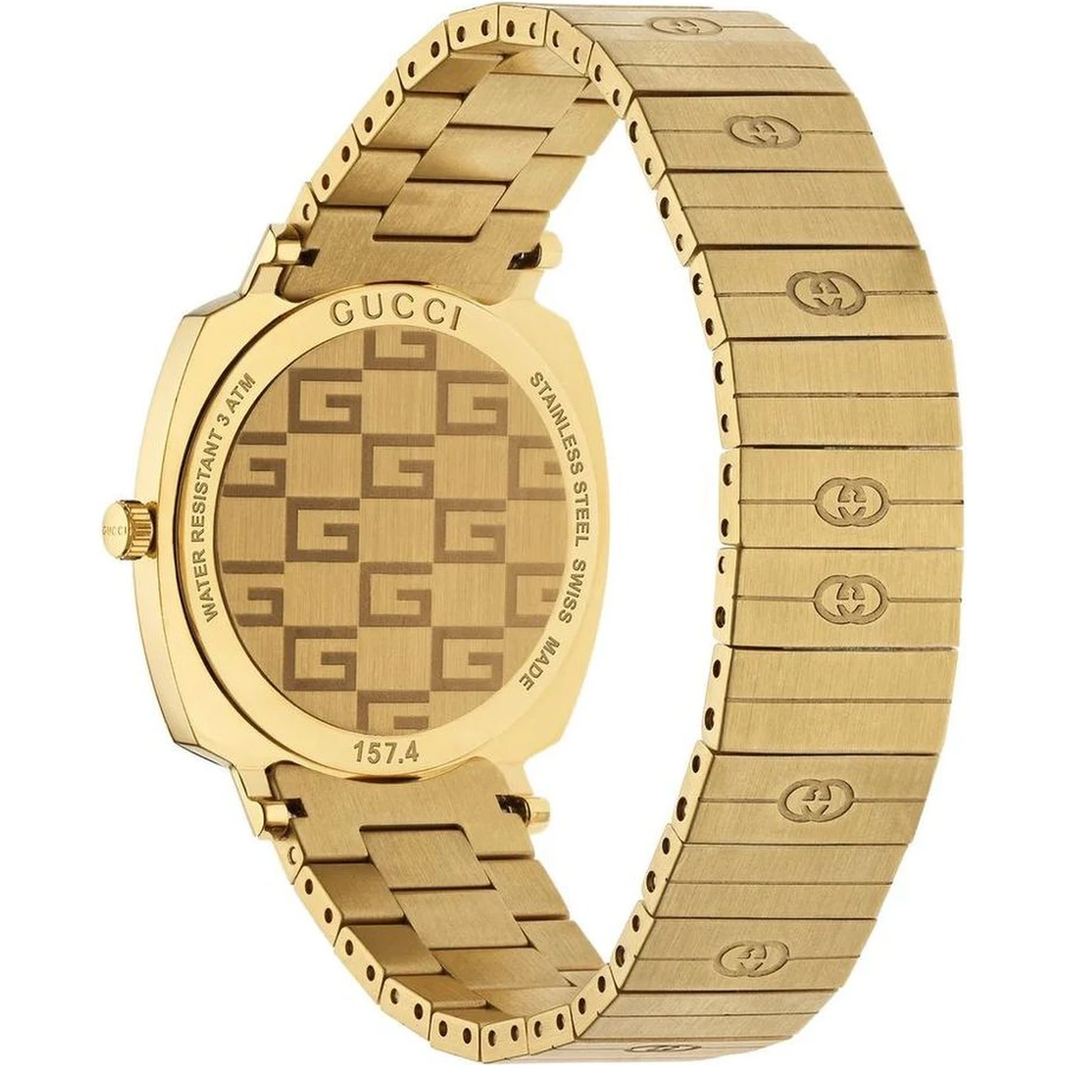 Gold Stainless Steel Dress Watch