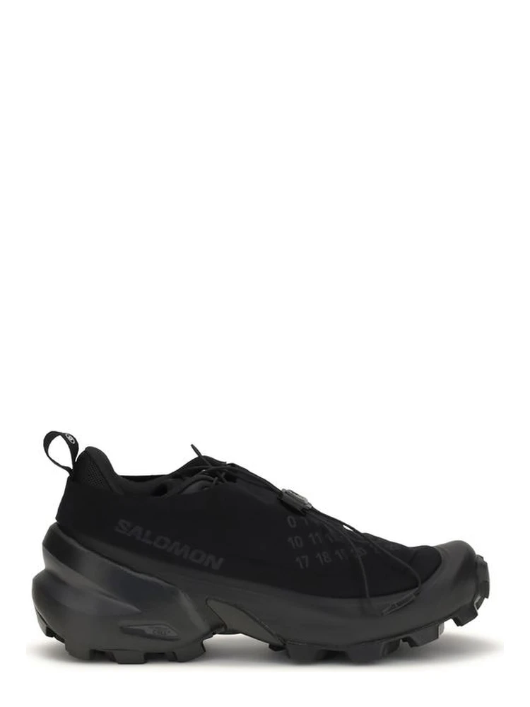 Black Polyamide Athletic Sneakers