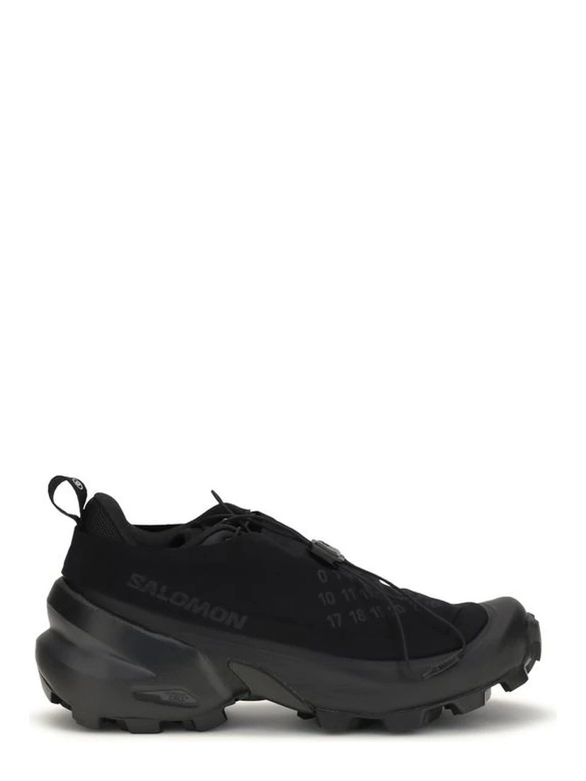 Black Polyamide Athletic Sneakers