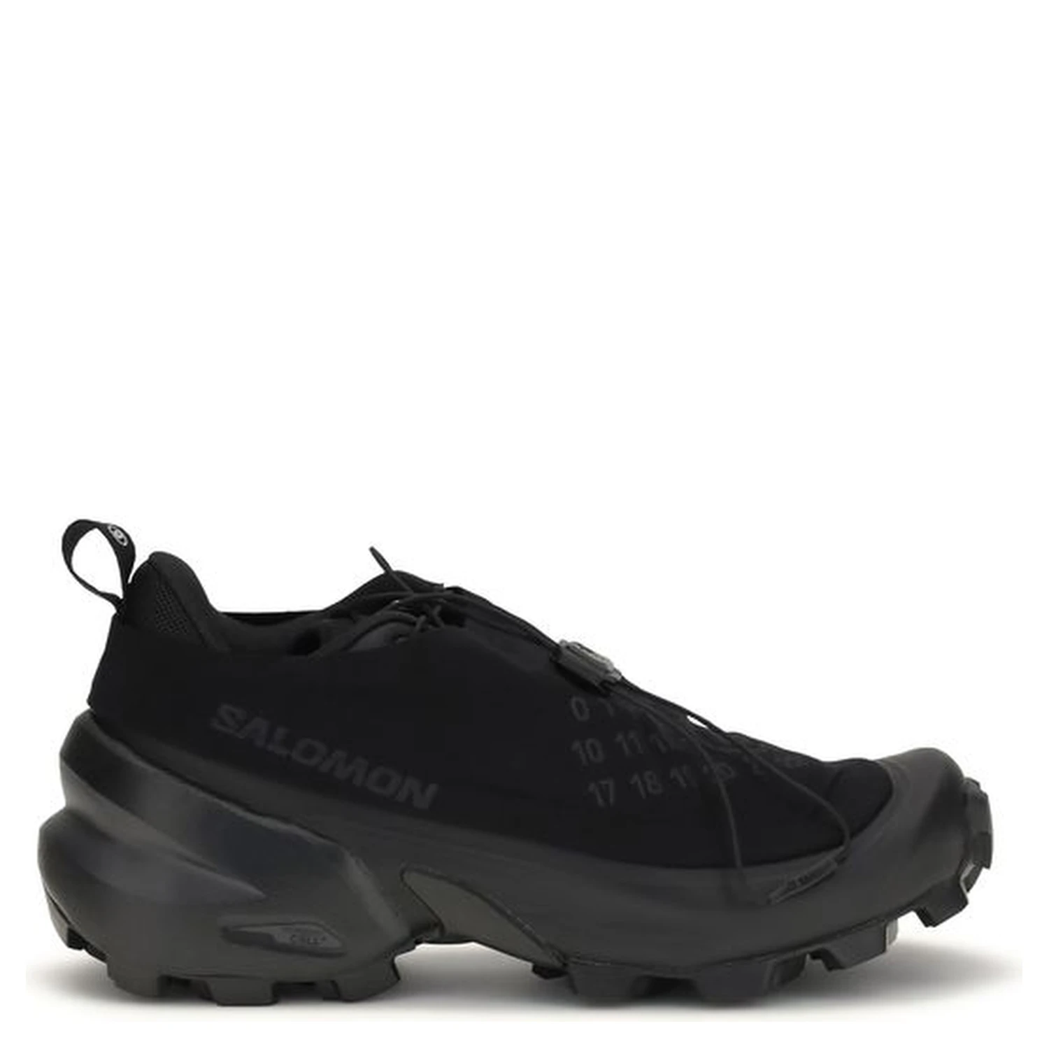 Black Polyamide Athletic Sneakers