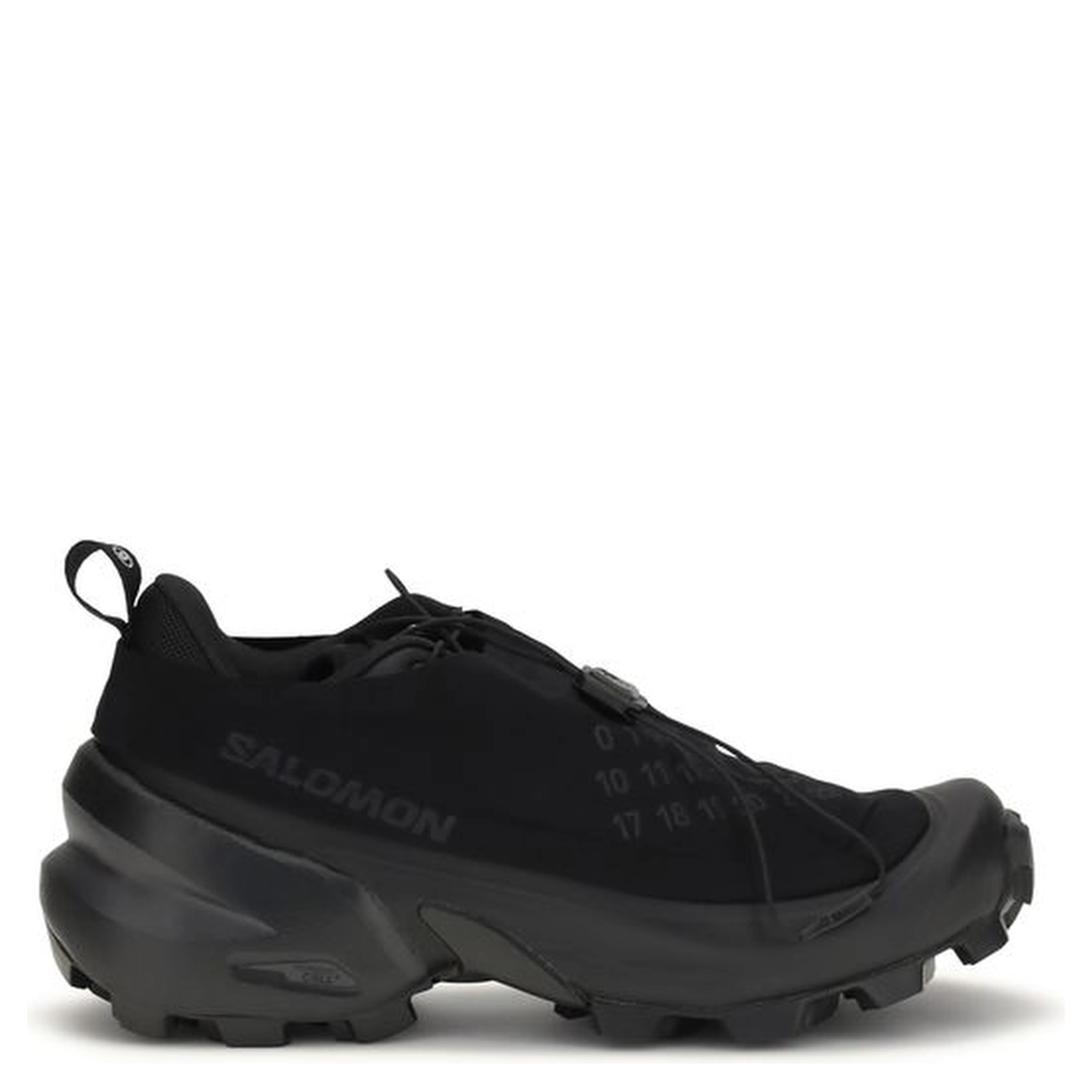 Black Polyamide Athletic Sneakers