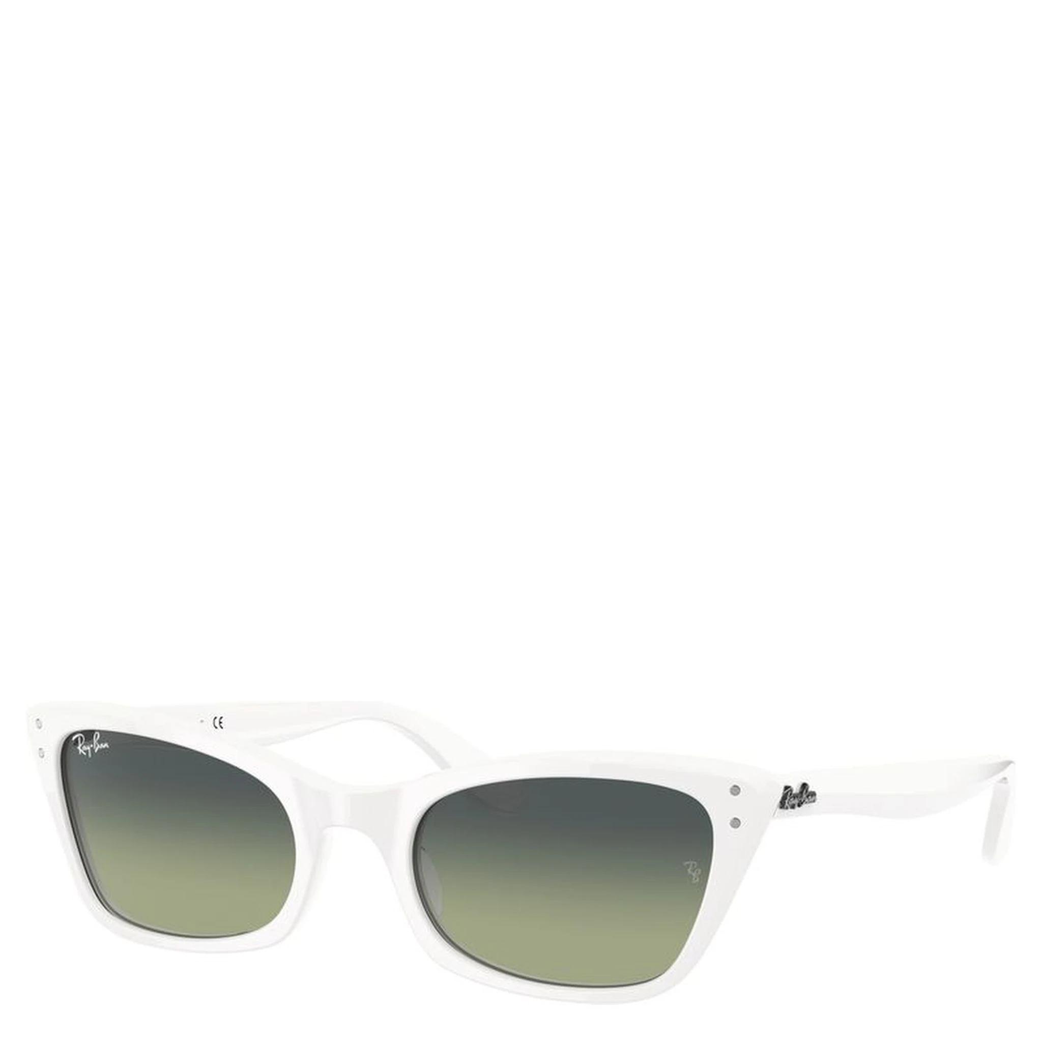 White Acetate Sunglasses