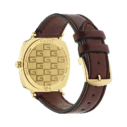 Multicolor Leather Dress Watch