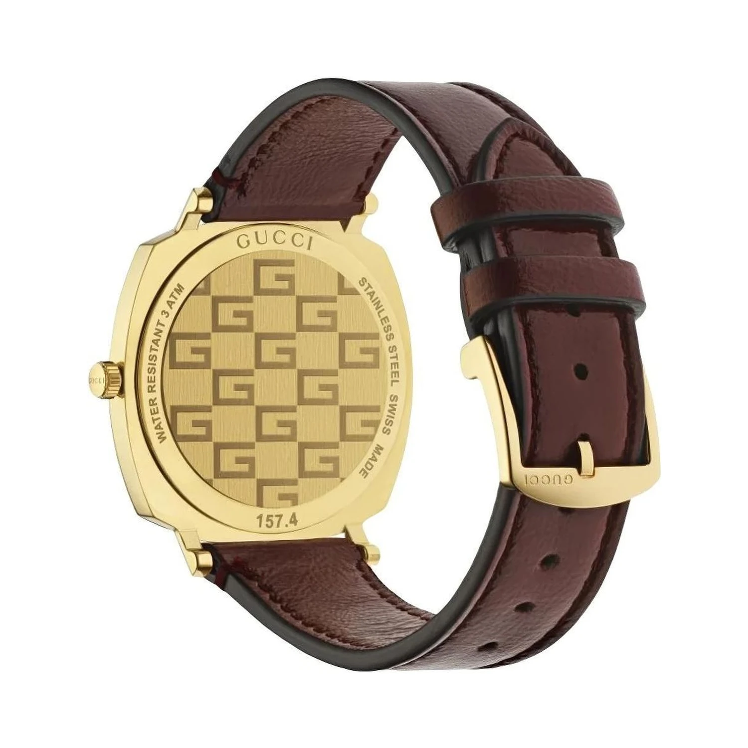 Multicolor Leather Dress Watch