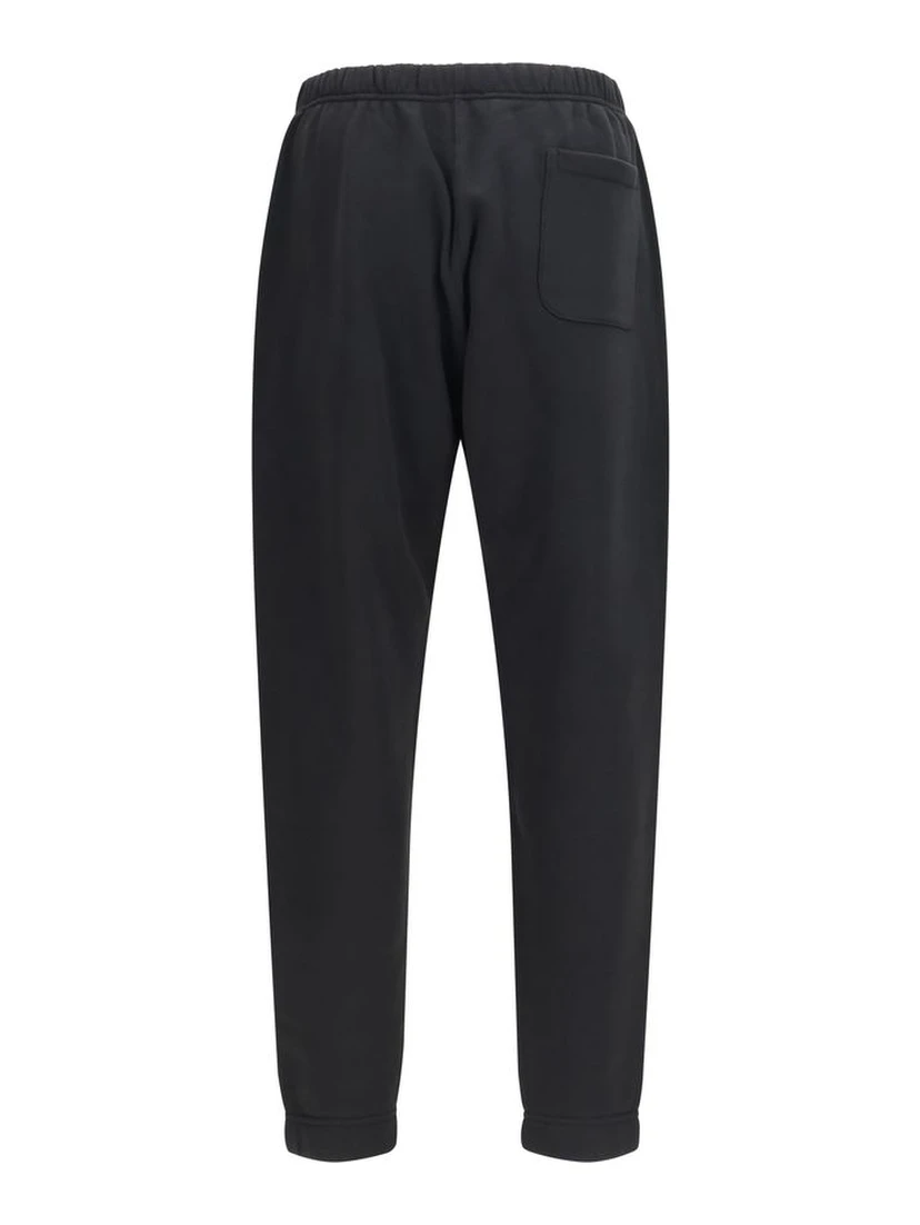 Black Cotton Joggers (Workout Pants)