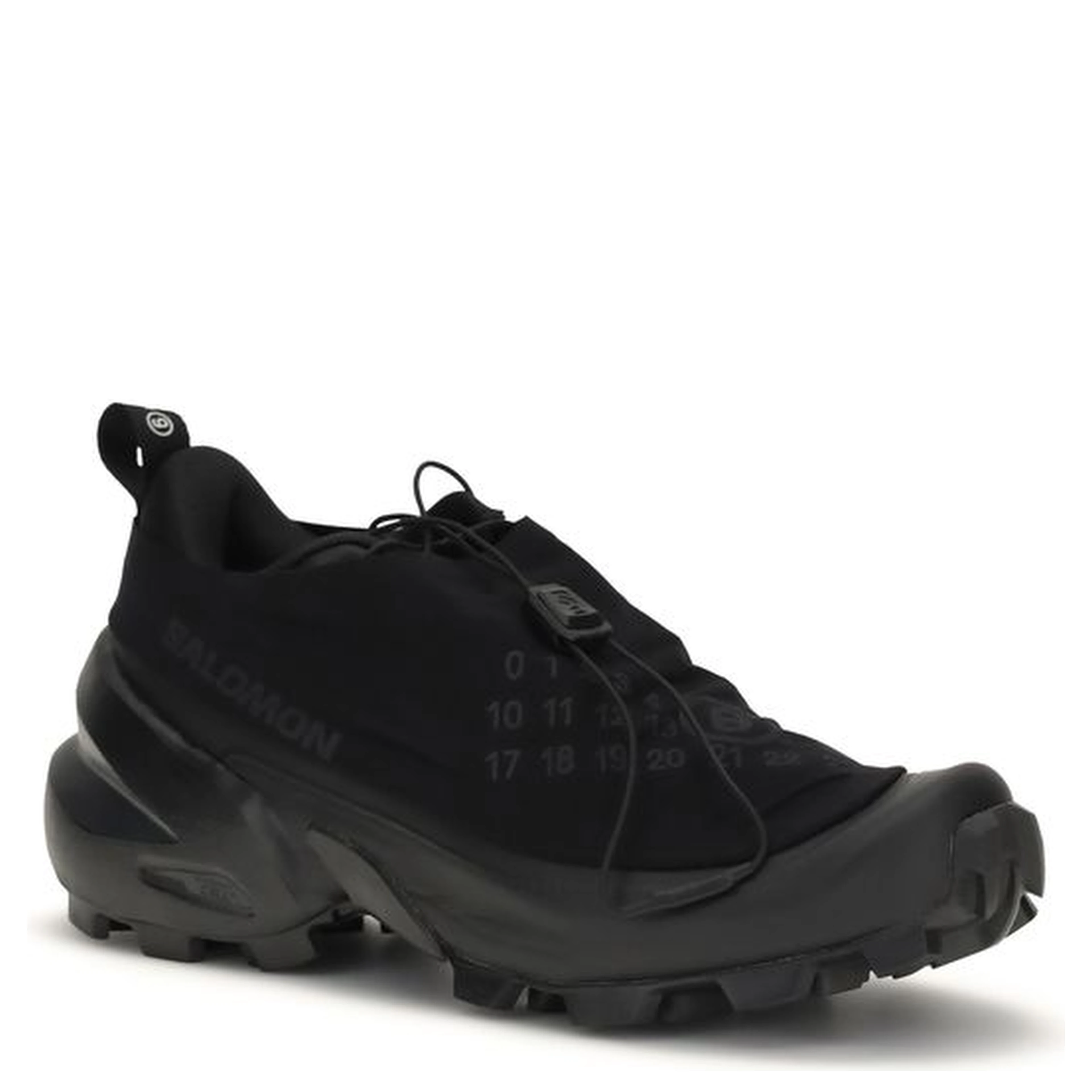 Black Polyamide Athletic Sneakers