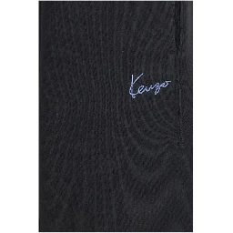 Black Cotton Joggers (Workout Pants)