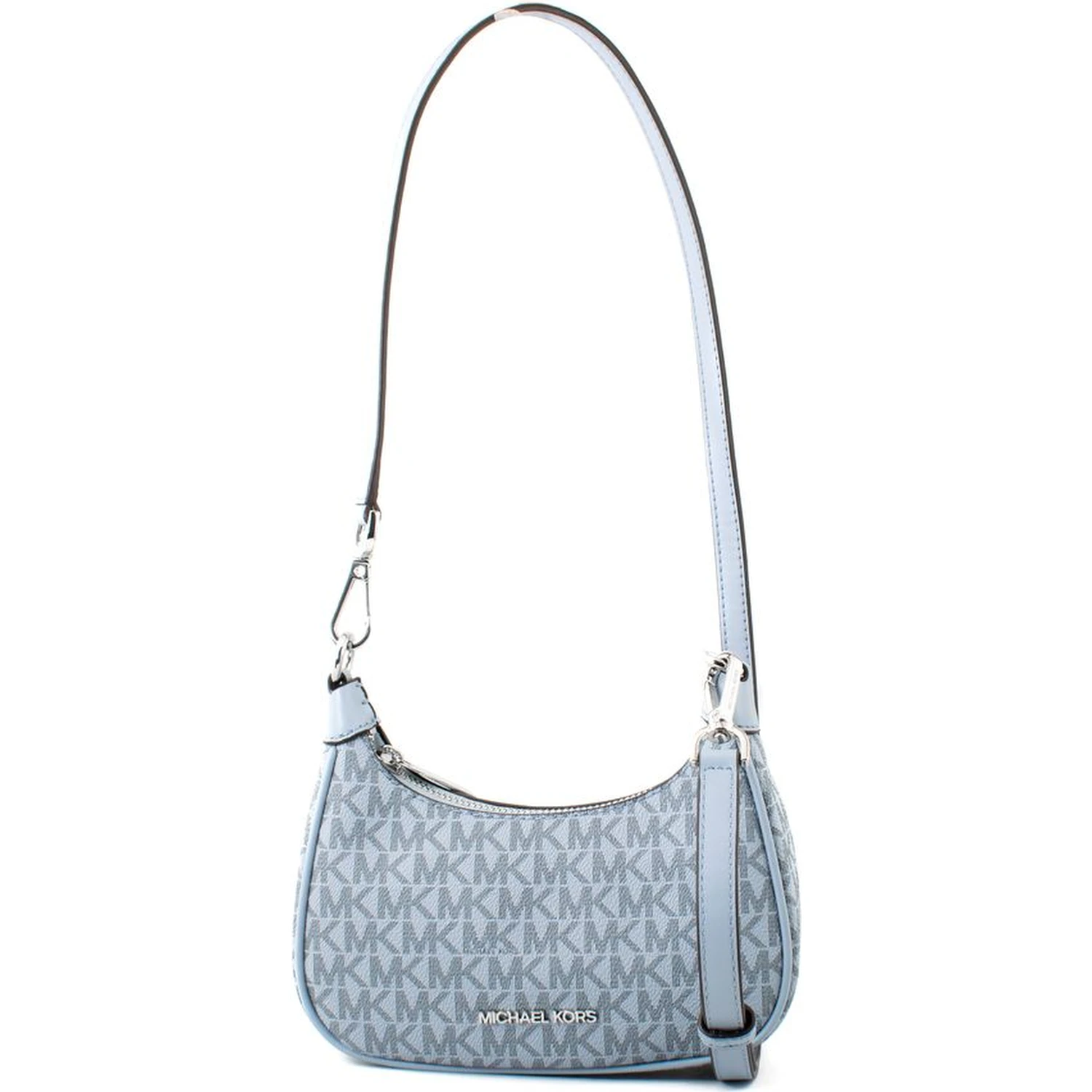 Blue Canvas Shoulder Bag