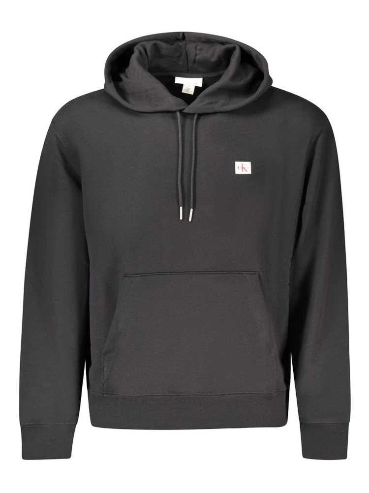 Black Cotton Men's Sweatshirt
