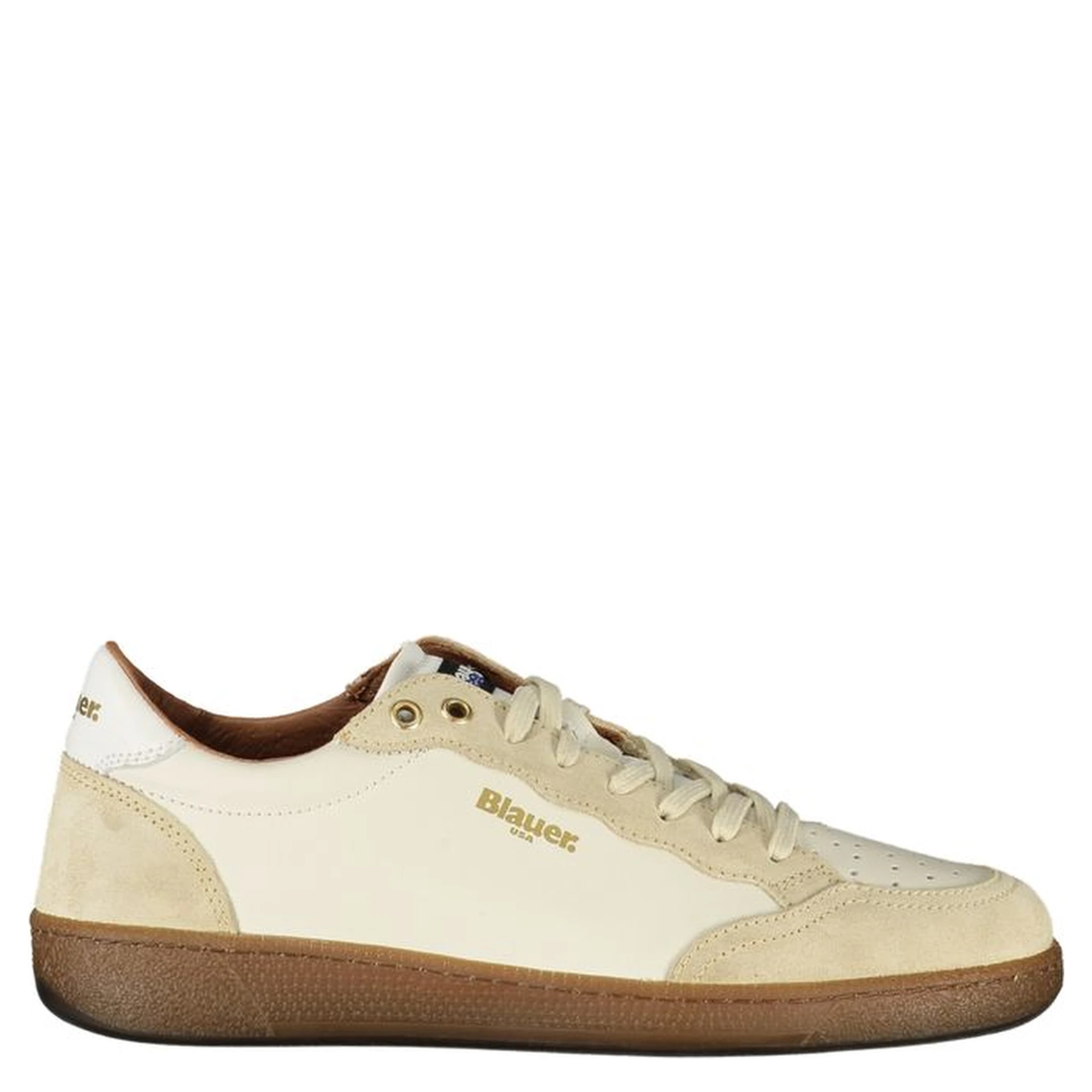White Leather Men Sneaker