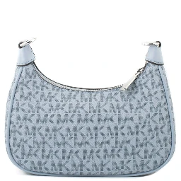 Blue Canvas Shoulder Bag
