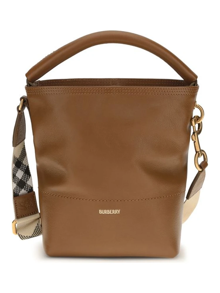 Brown Calf Leather Bos Taurus Backet Bag
