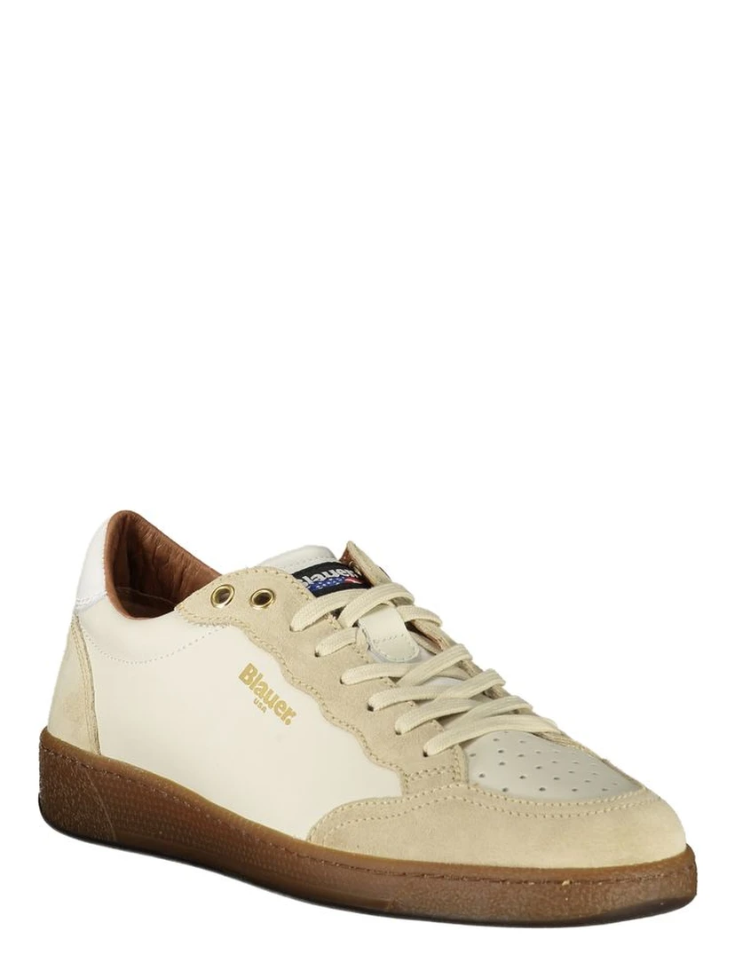 White Leather Men Sneaker