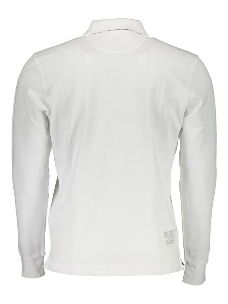Elegant Long-Sleeved Polo with Contrast Detailing alternative