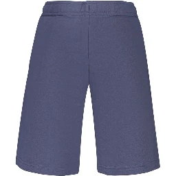 Blue Cotton Men's Pants
