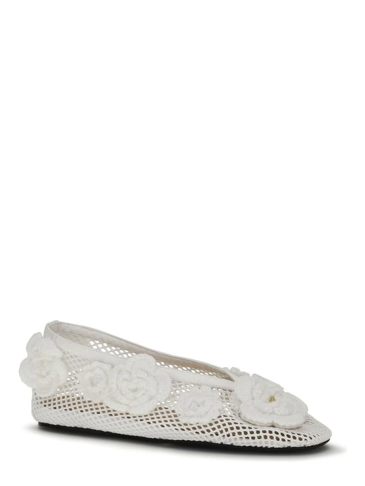 White Polyethylene Ballet Flats alternative
