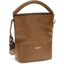 Brown Calf Leather Bos Taurus Backet Bag