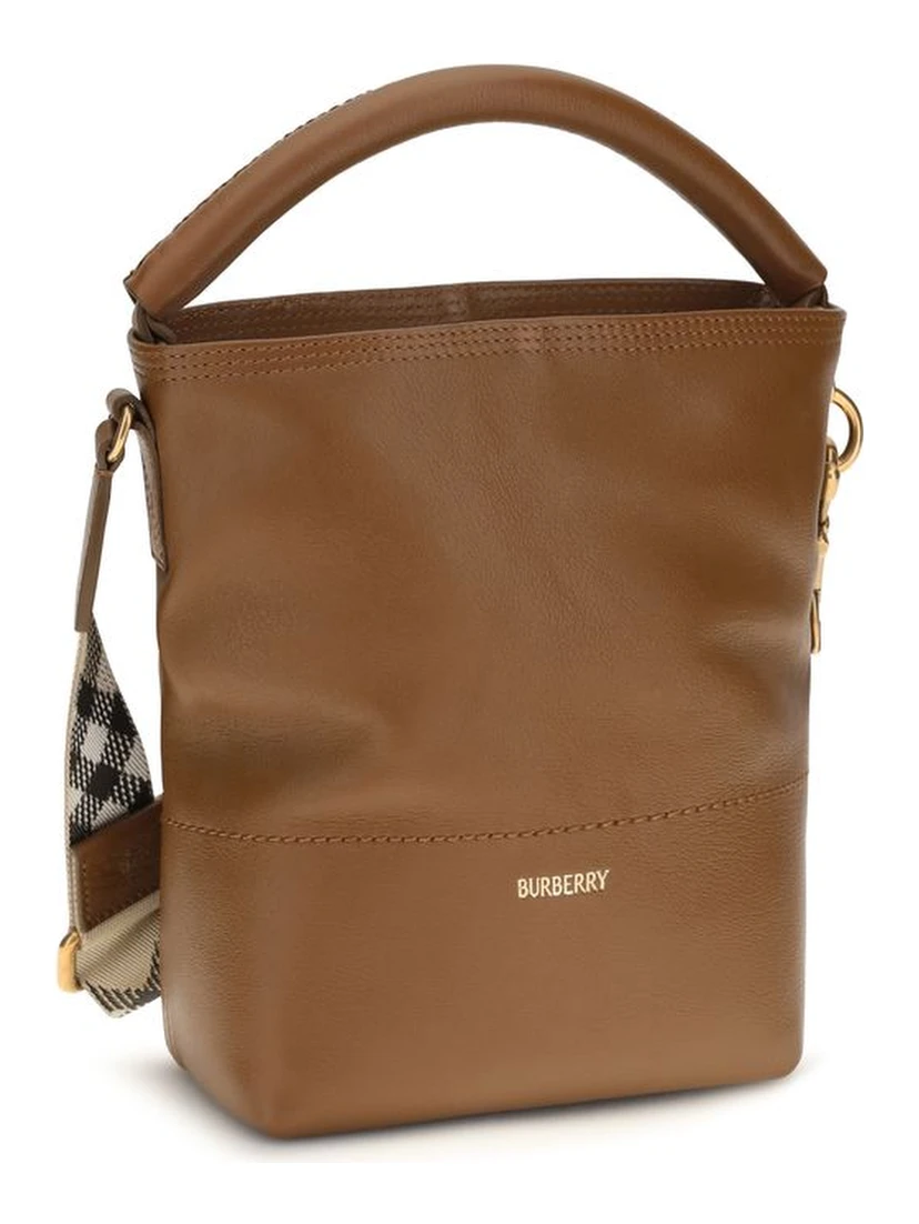 Brown Calf Leather Bos Taurus Backet Bag