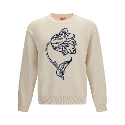 Beige Cotton Sweatshirt