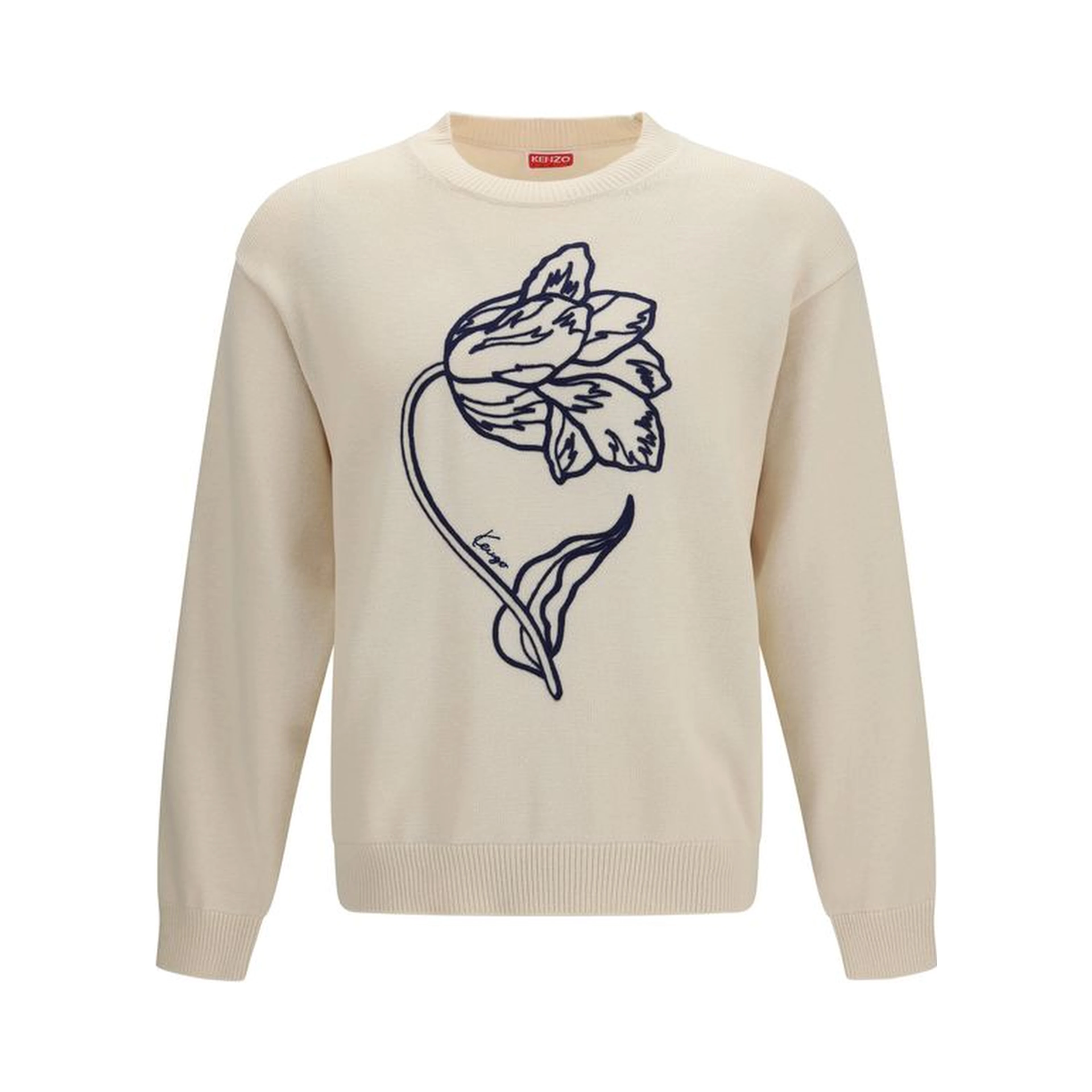 Beige Cotton Sweatshirt