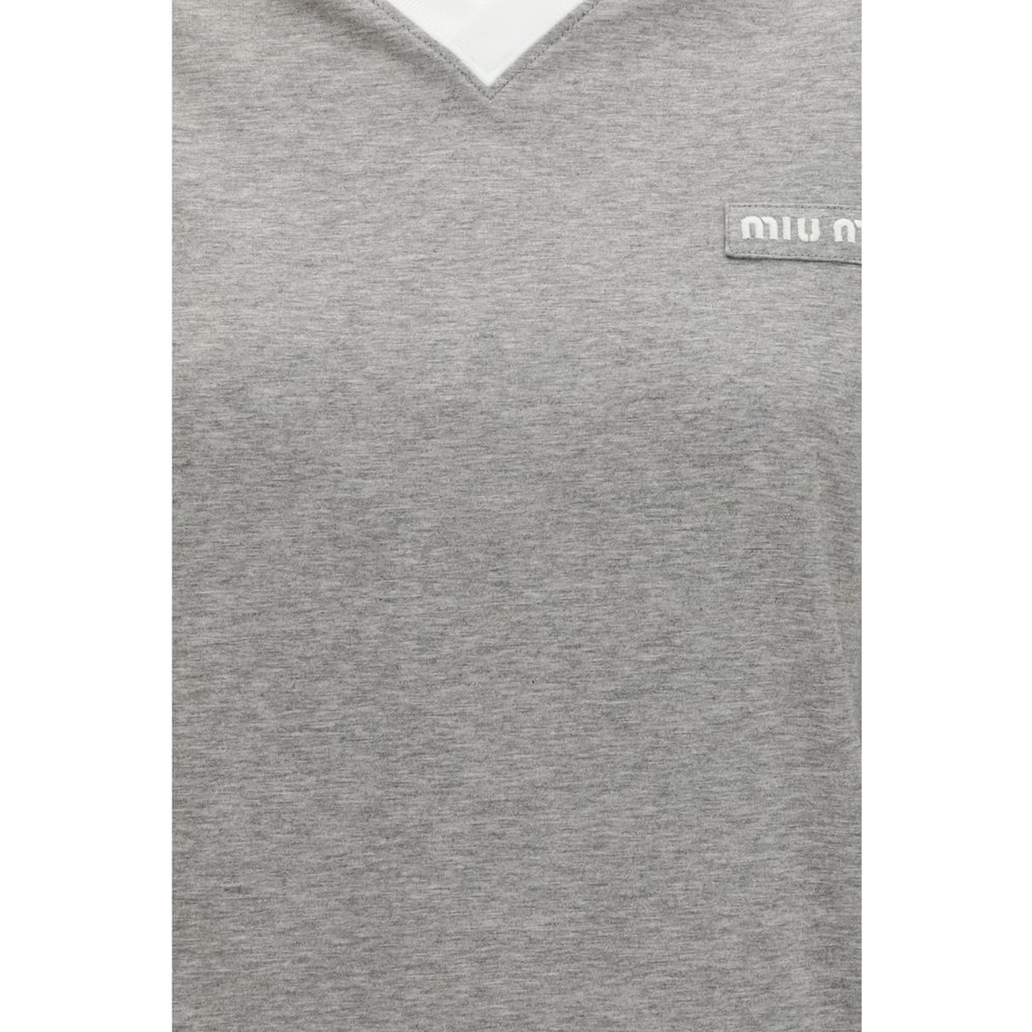 Gray Cotton Long Sleeve T-Shirt