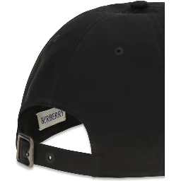 Black Cotton Cap (Baseball Hat)