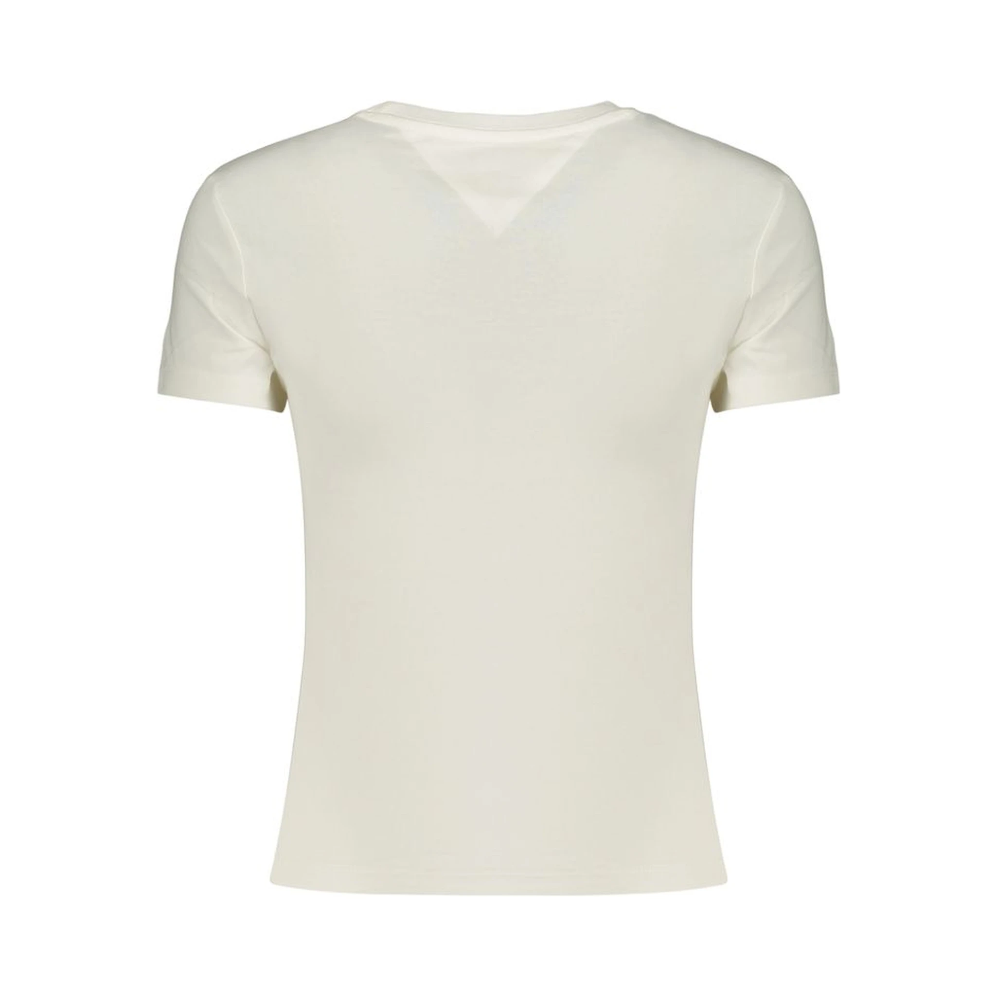 White Cotton Women's T-Shirt