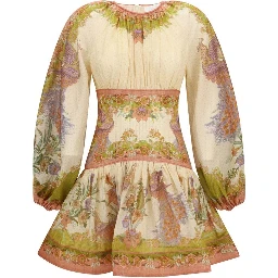 Multicolor Cotton Casual Dress