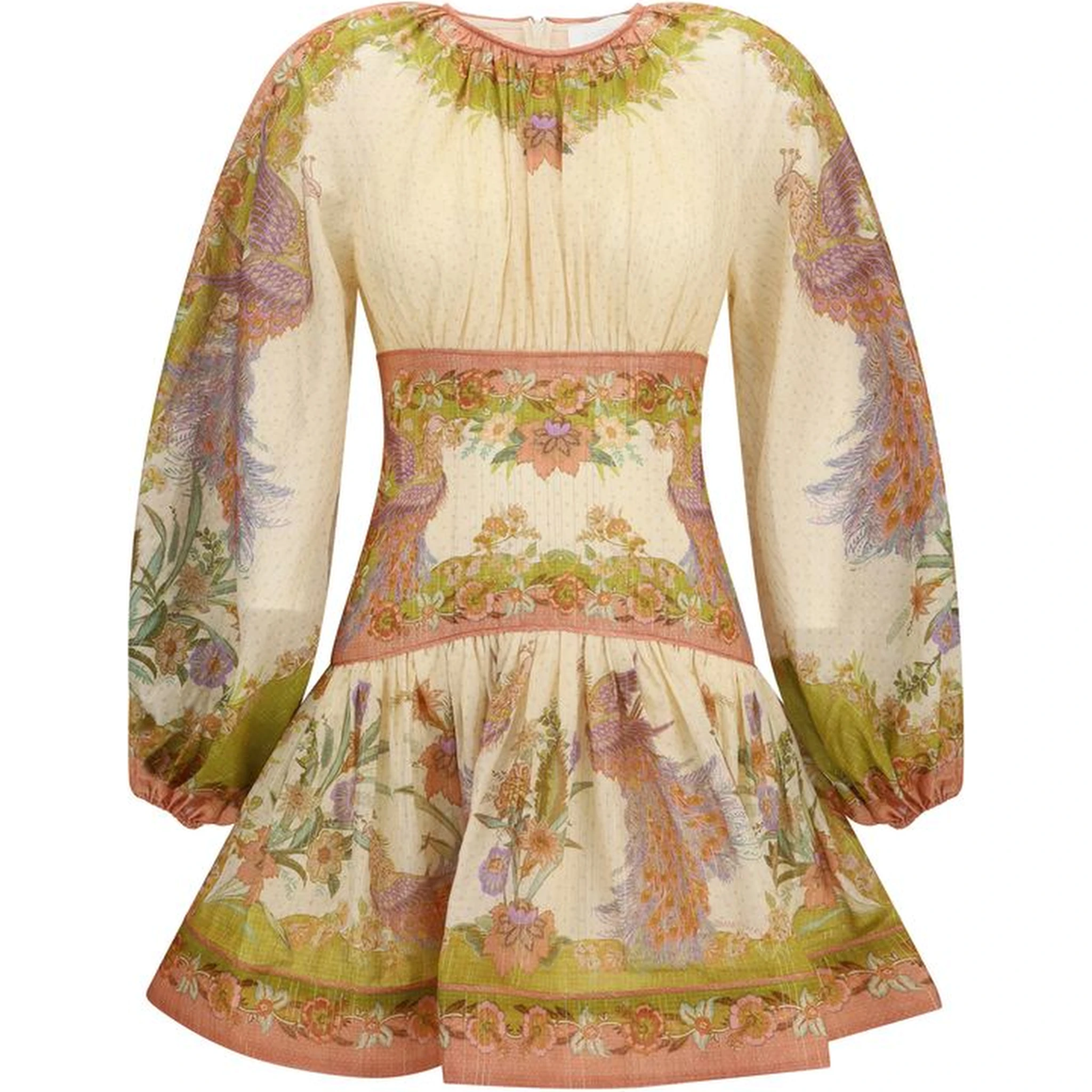 Multicolor Cotton Casual Dress