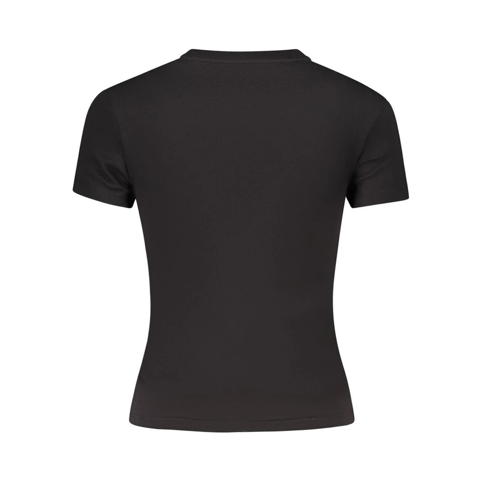 Black Cotton Women's T-Shirt