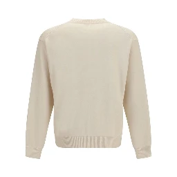 Beige Cotton Sweatshirt