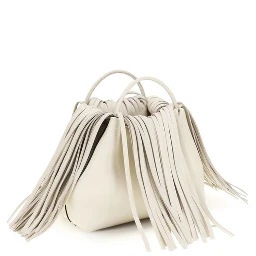 Beige Lamb Ovis Aries Aries Shoulder Bag