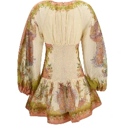 Multicolor Cotton Casual Dress