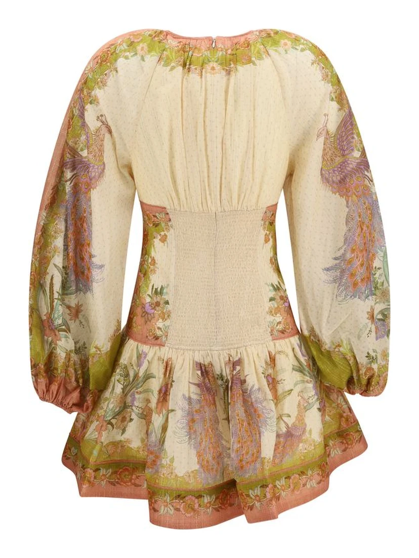 Multicolor Cotton Casual Dress