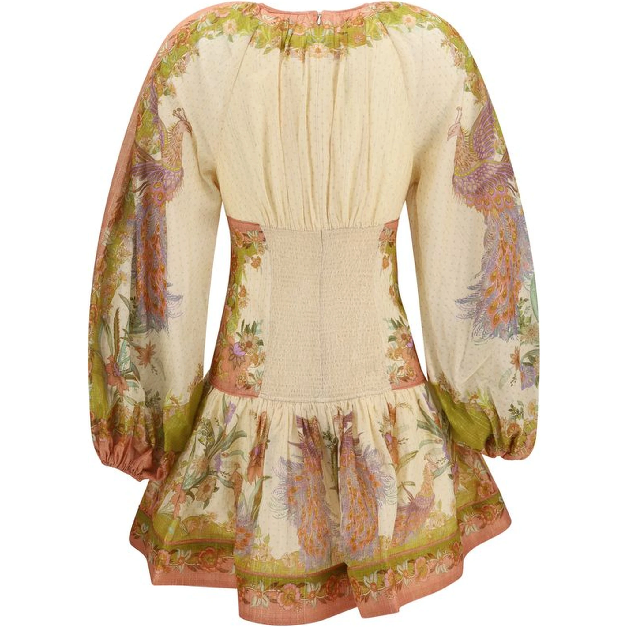 Multicolor Cotton Casual Dress