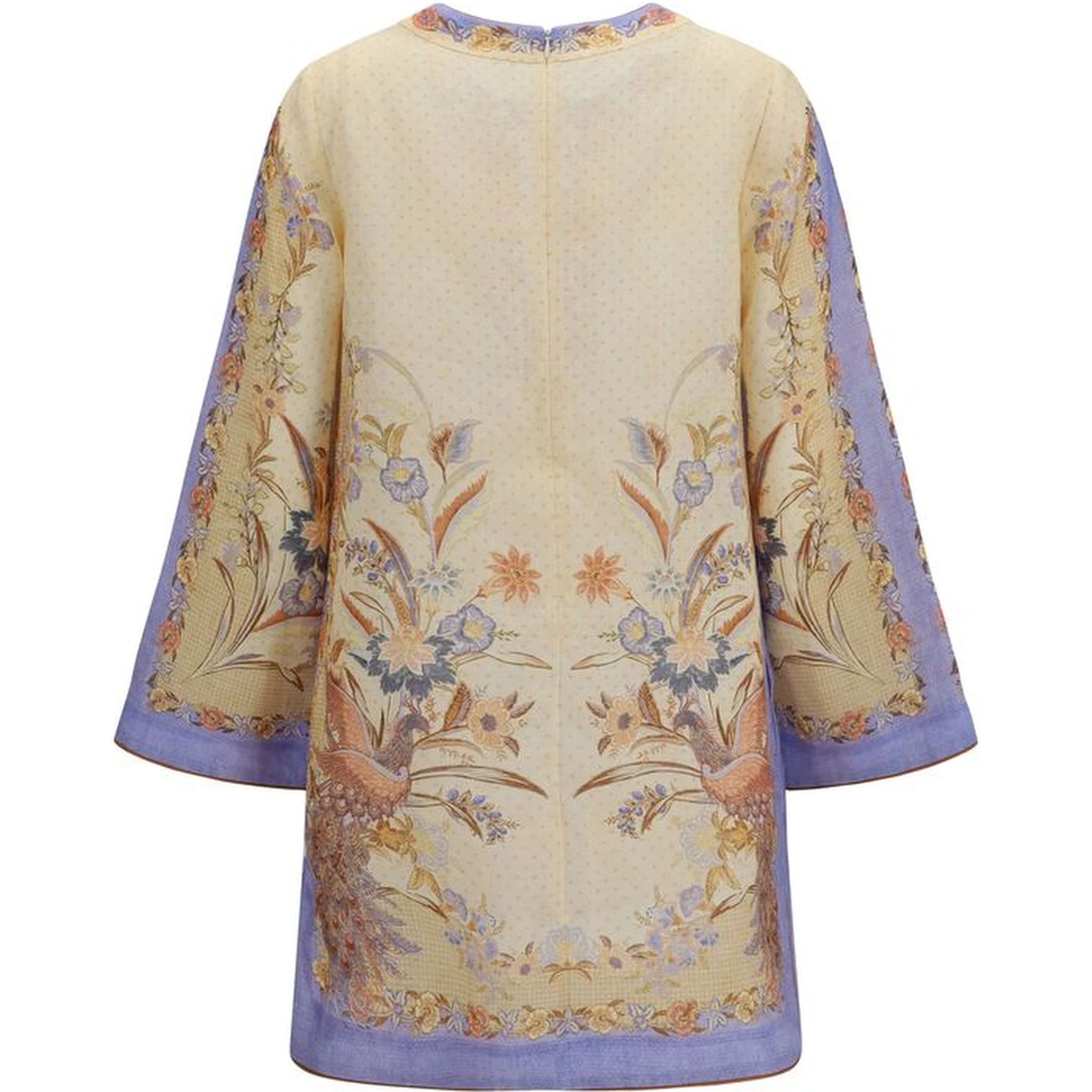 Multicolor Linen Casual Dress
