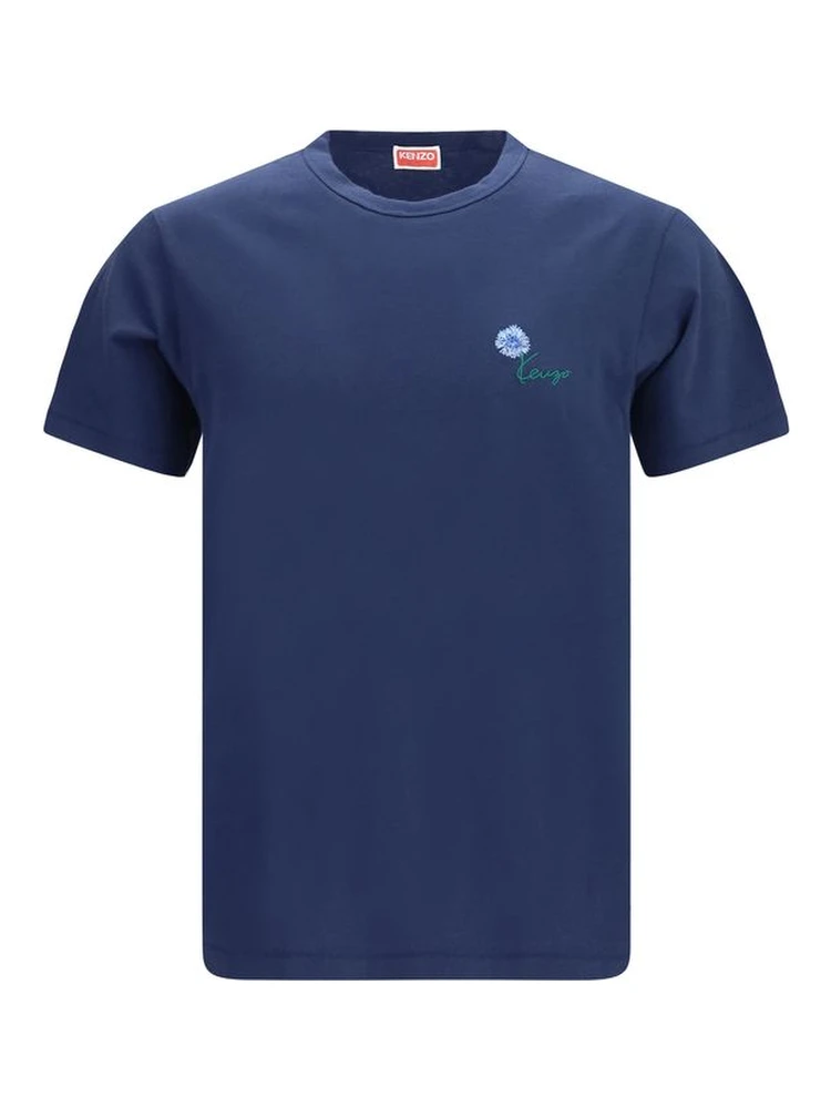 Blue Cotton T-Shirt
