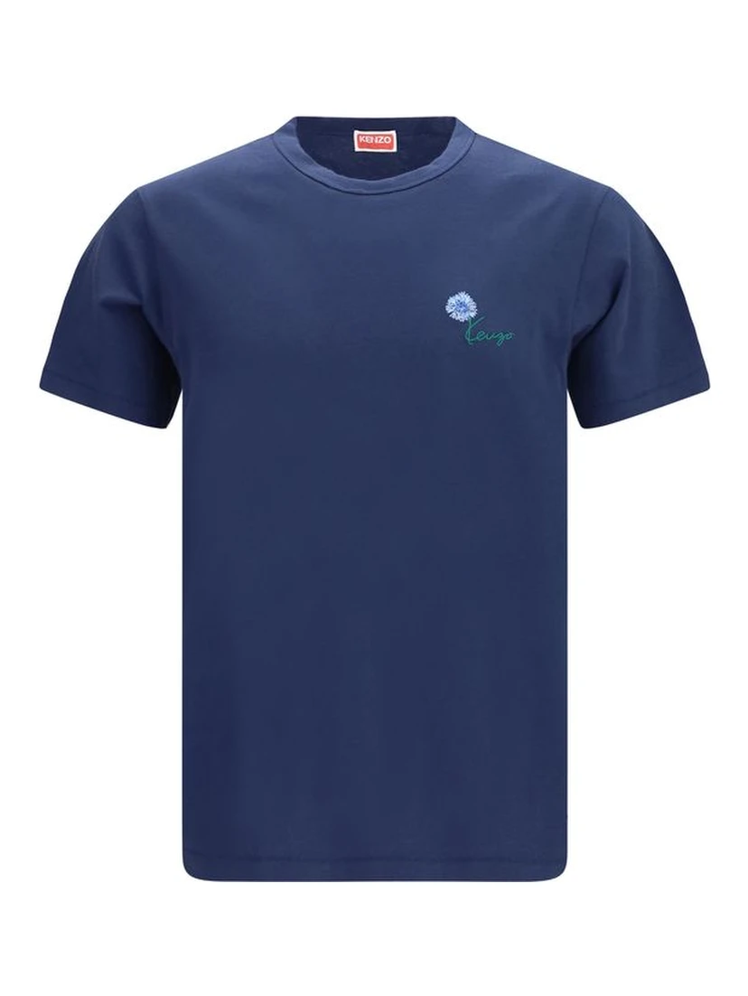 Blue Cotton T-Shirt