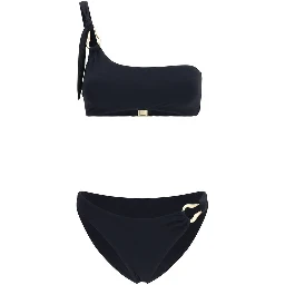 Black Elastane Bikini