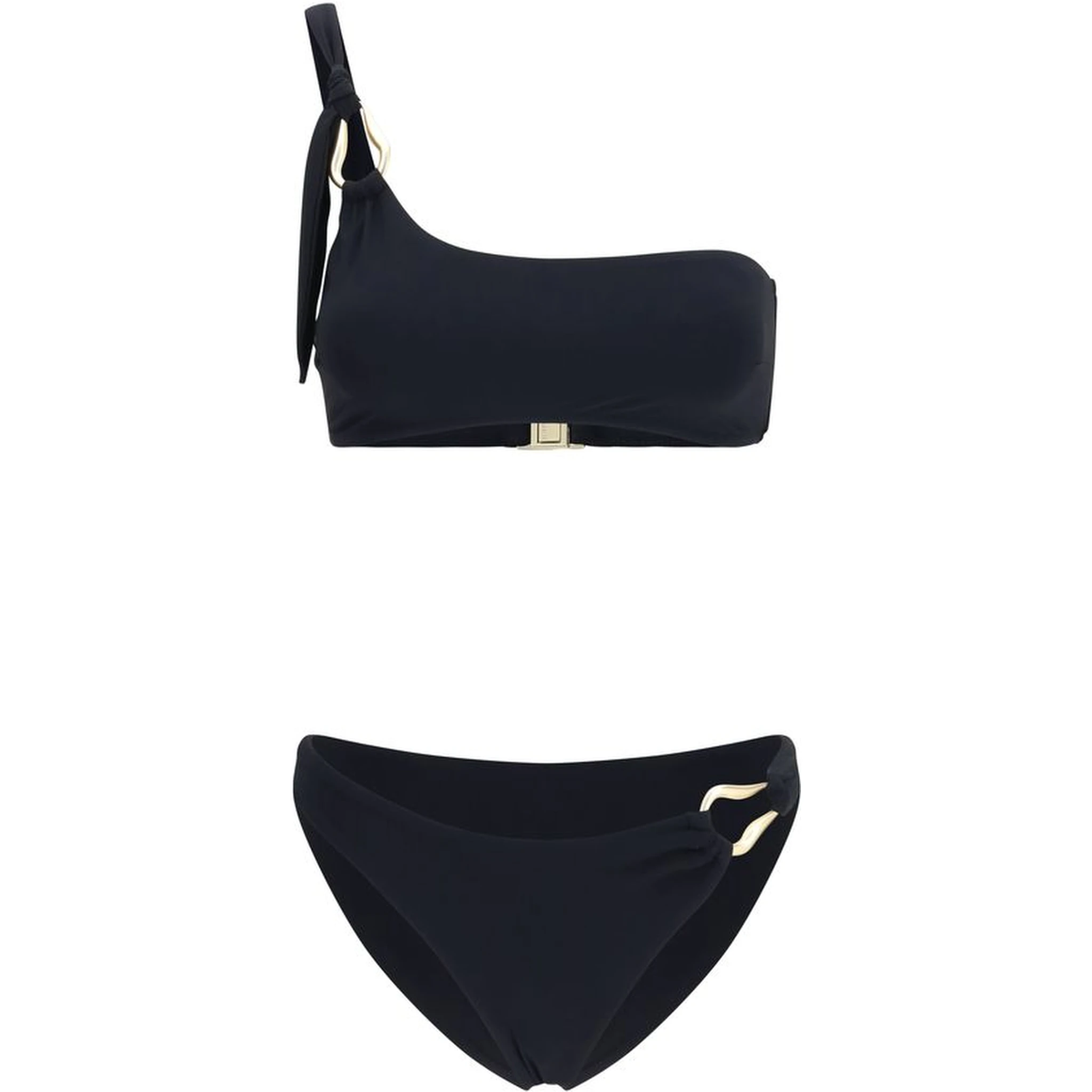 Black Elastane Bikini