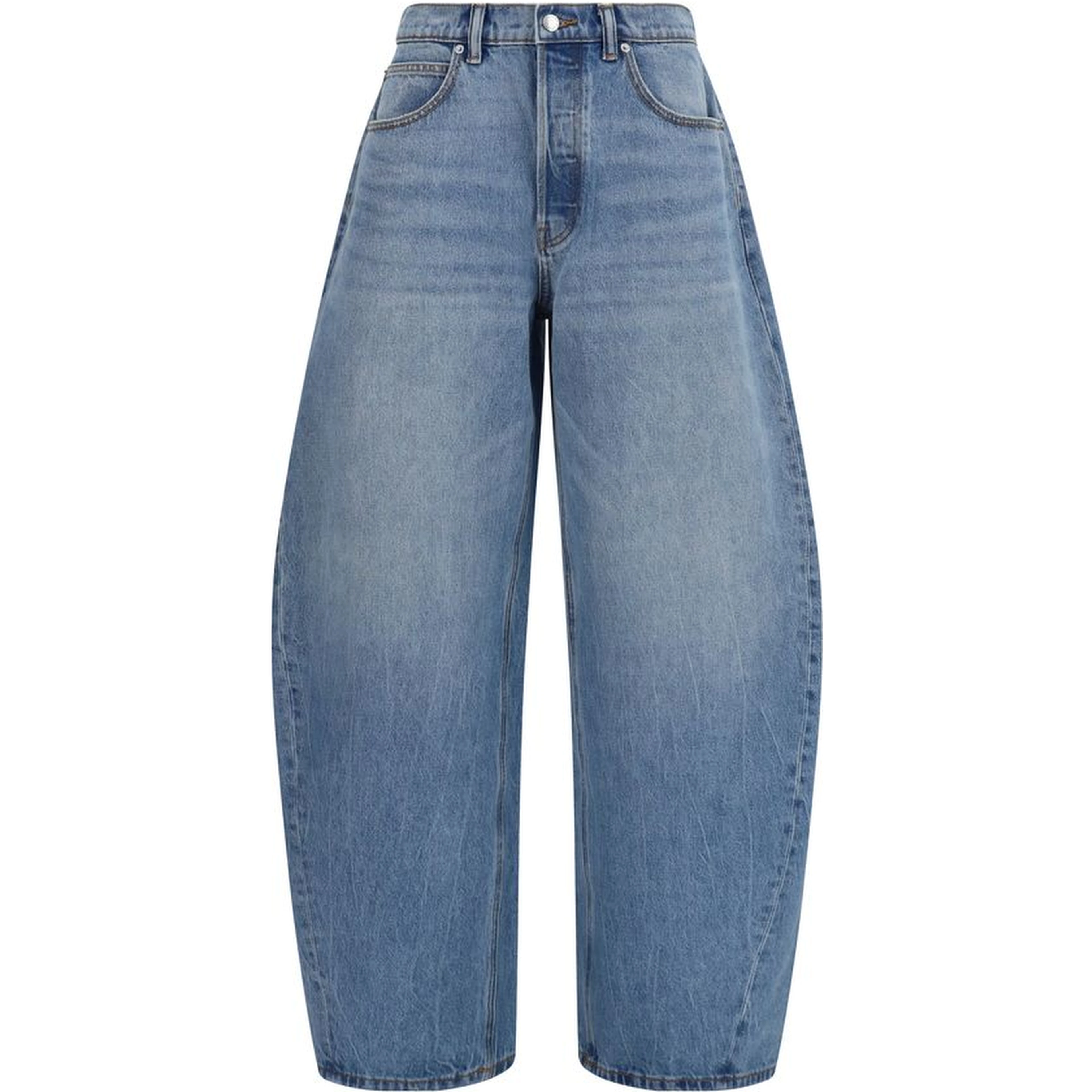 Blue Cotton Jeans Denim