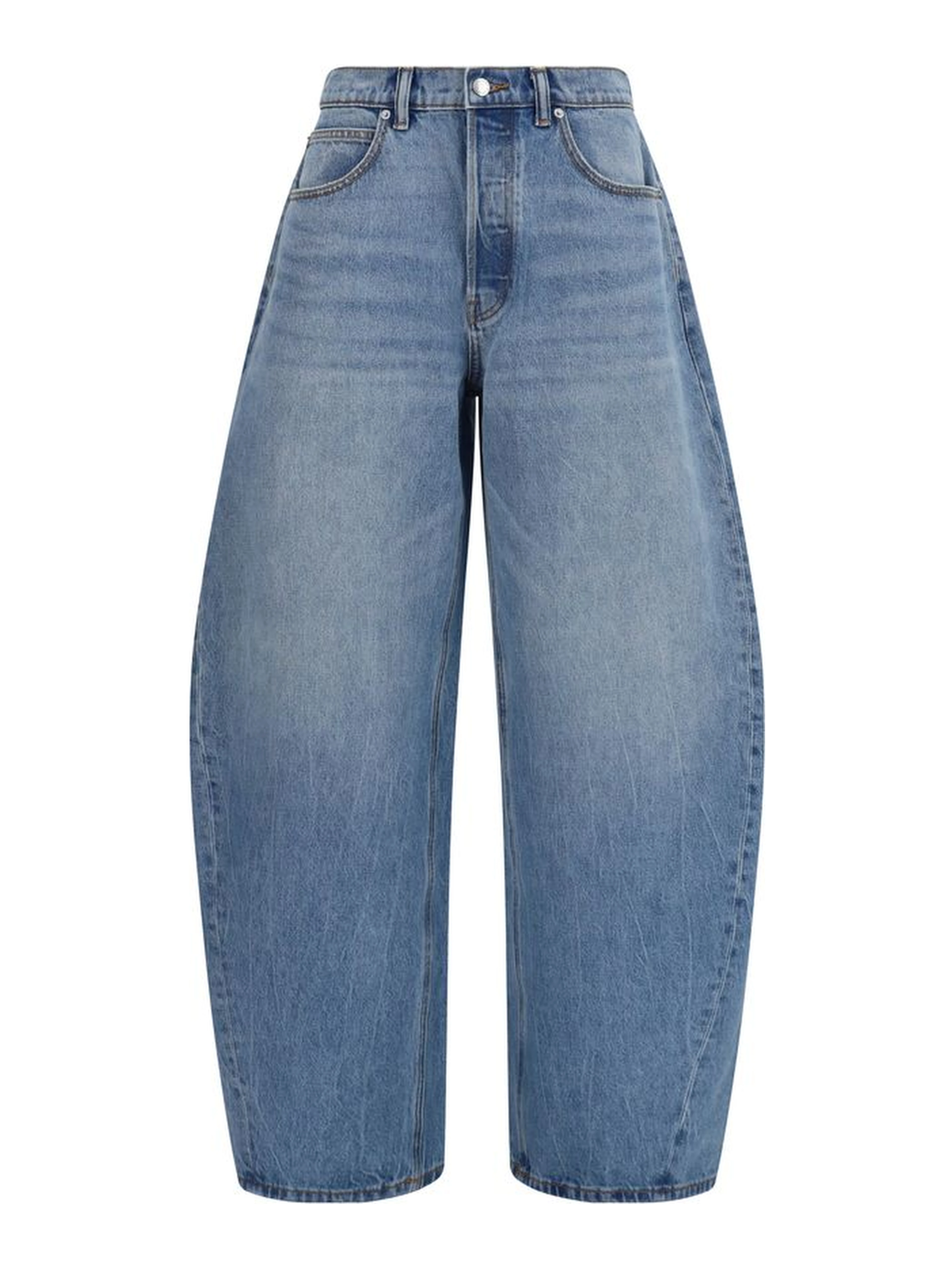 Blue Cotton Jeans Denim
