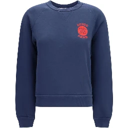 Blue Cotton Sweatshirt