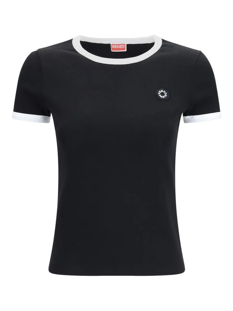 Black Cotton T-Shirt