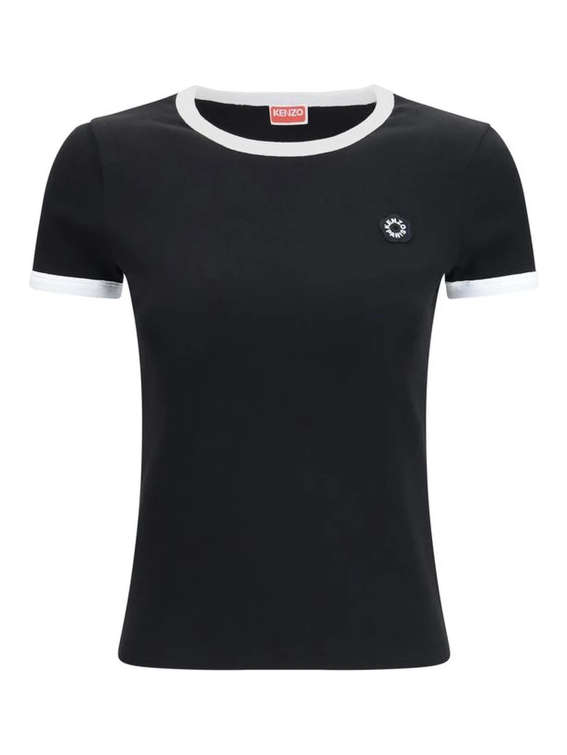 Black Cotton T-Shirt