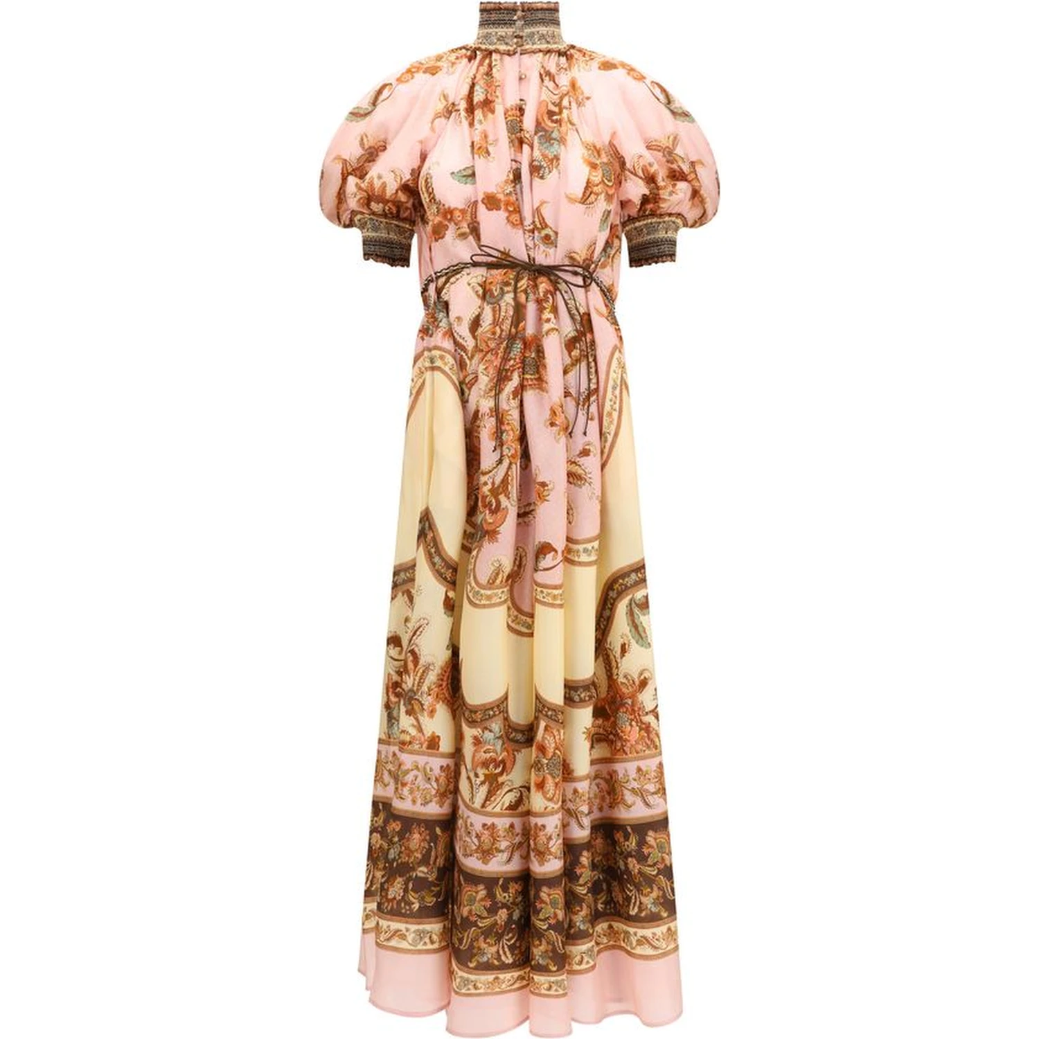 Multicolor Silk Casual Dress