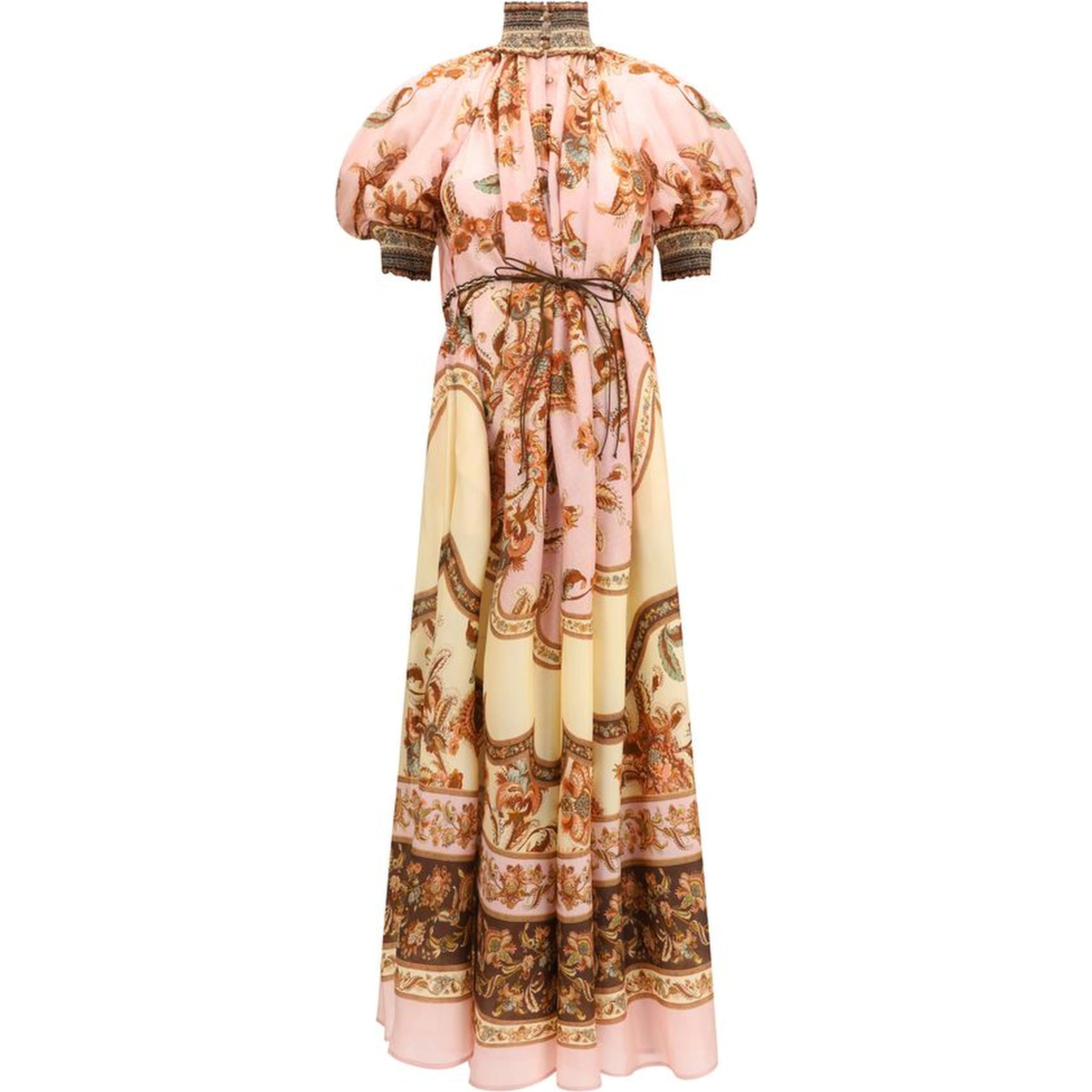 Multicolor Silk Casual Dress