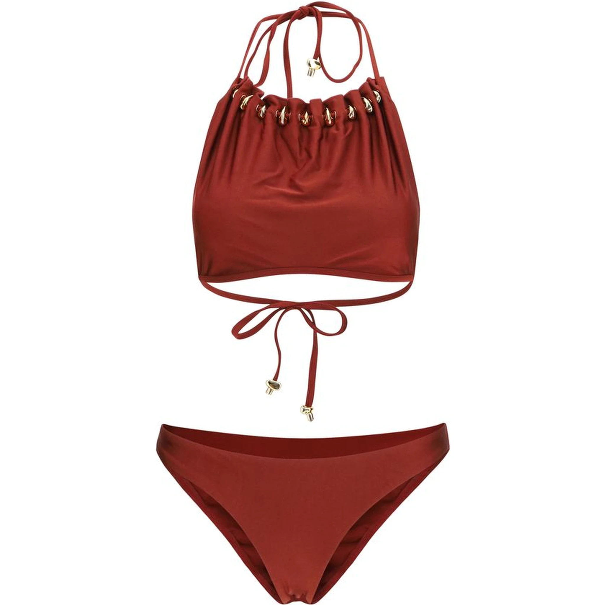 Multicolor Polyamide Bikini
