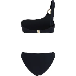 Black Elastane Bikini